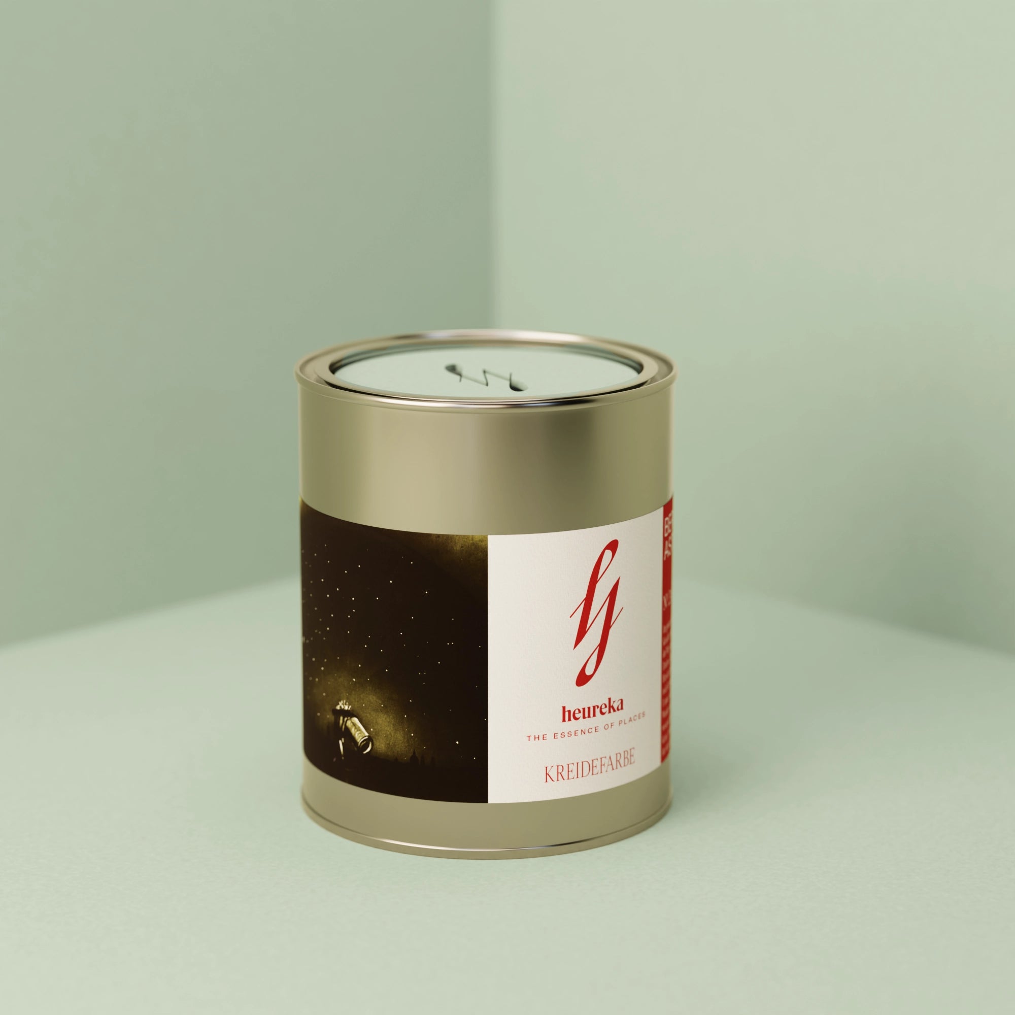 №. 24 — Kometen Grün Kreidefarbe