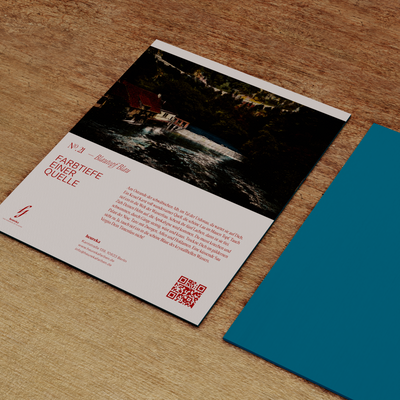 №. 21 — Blautopf Blau Farbkarte