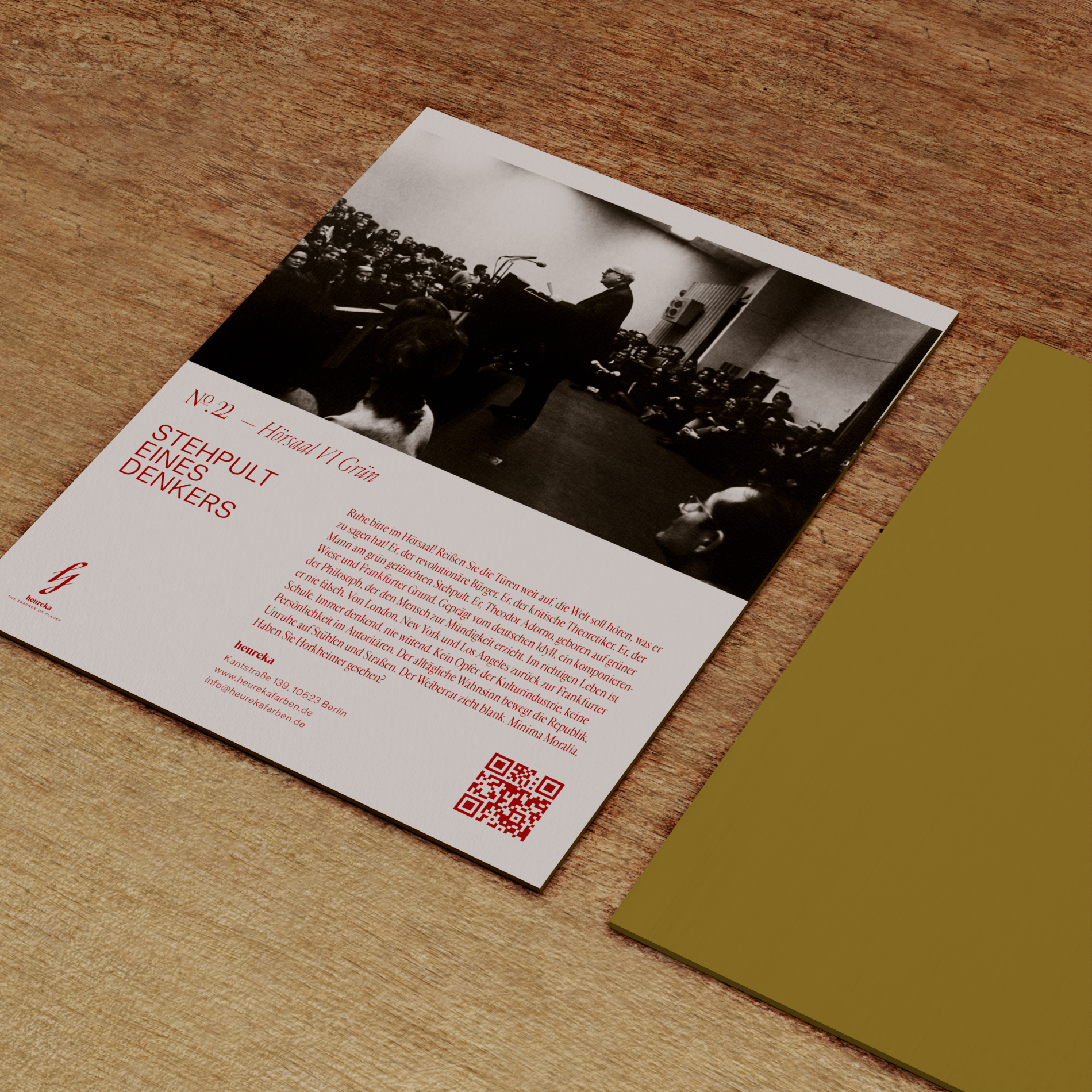 №. 22 — Hörsaal VI Grün Farbkarte