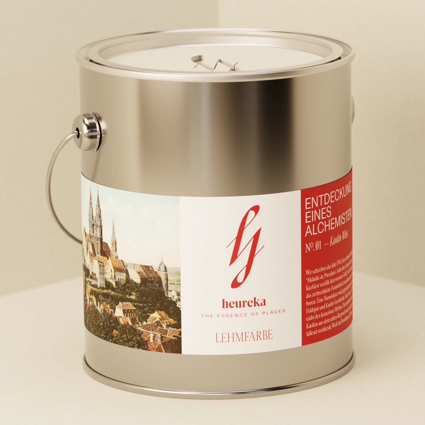 №. 01 — Kaolin Weiss Lehmfarbe