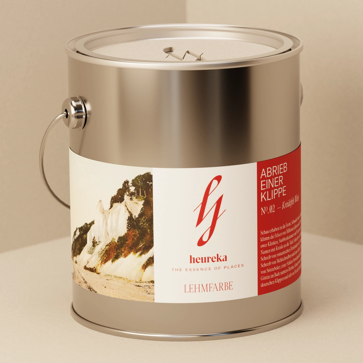 №. 02 — Kreidefels Weiss Lehmfarbe