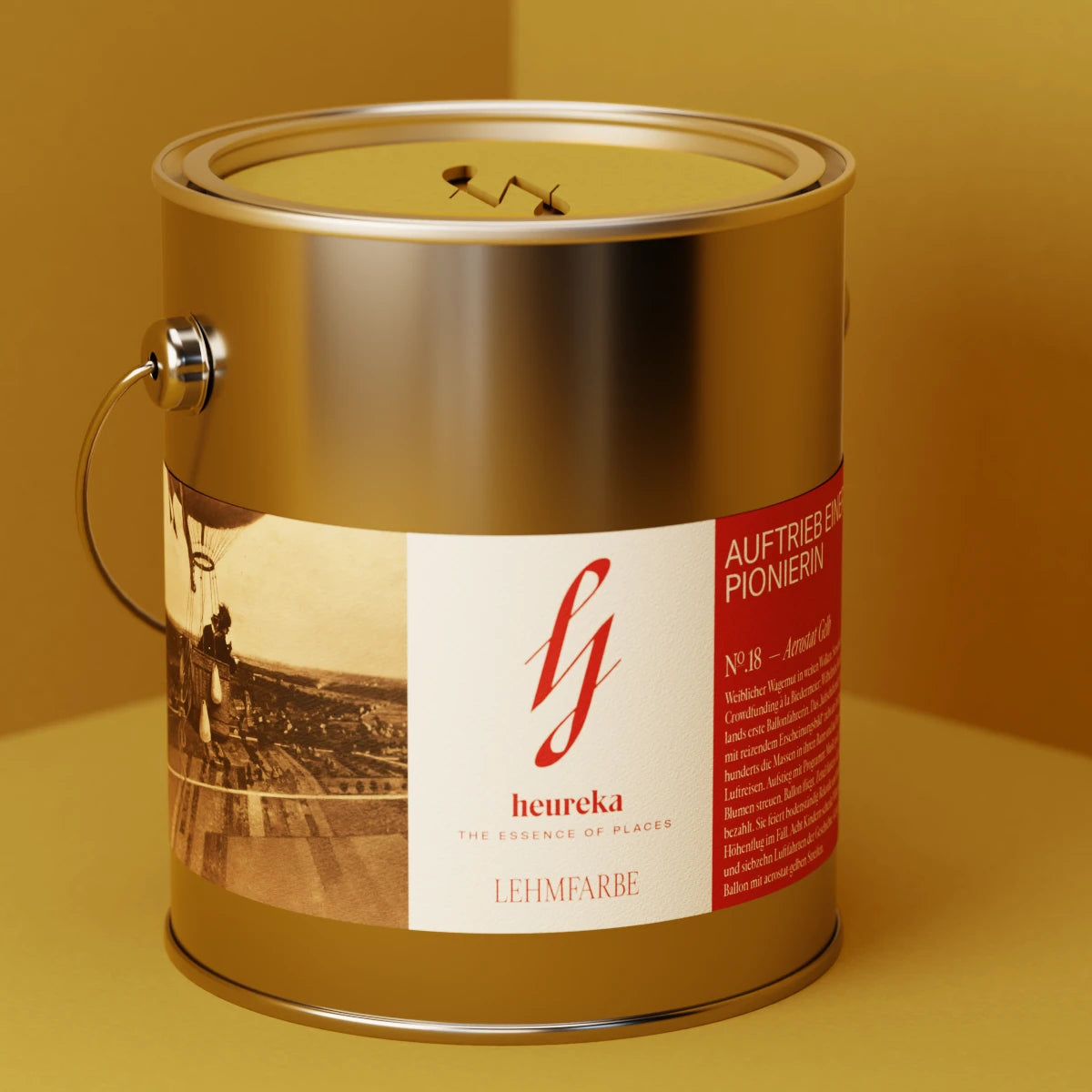 №. 18 — Aerostat Gelb Lehmfarbe